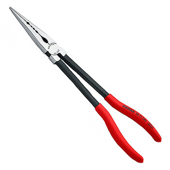 Длинногубцы прямые с удлиненными рукоятками KNIPEX 280 мм (28 71 280)