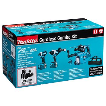 Набор инструментов аккумуляторных Makita (DLX3154TX1)