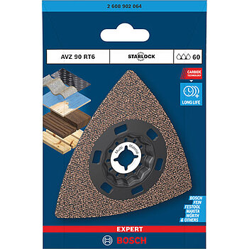 Рашпіль трикутний Bosch EXPERT AVZ 90 RT6 90 мм (2608902064)