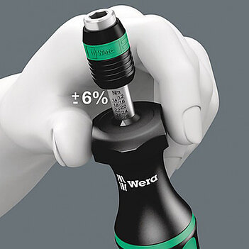 Викрутка динамометрична з набором біт WERA Kraftform 7440/41/42 0.3-6.0 Нм 27 шт. (05074739001)