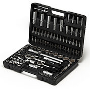 Набір інструментів MASTERTOOL Cr-V 1/4", 1/2" 108 шт. 6PT (78-7108)