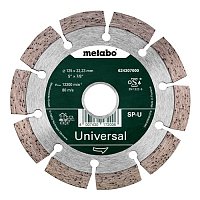 Диск алмазний сегментований Metabo Universal 125x22,23 мм (624307000)