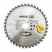 Диск пиляльний по дереву і пластику Yato 210х30х2,2 мм (YT-6067)
