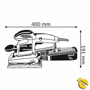 Шлифмашина вибрационная BOSCH GSS 230 AE (0601292688)