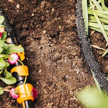 Шланг для крапельного поливу Fiskars 1/2", 5/8" 15 м (1025935)