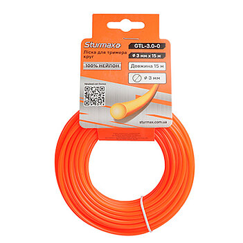 Косильная леска круглая Sturmax 3,0мм / 15м (GTL-3.0-0)