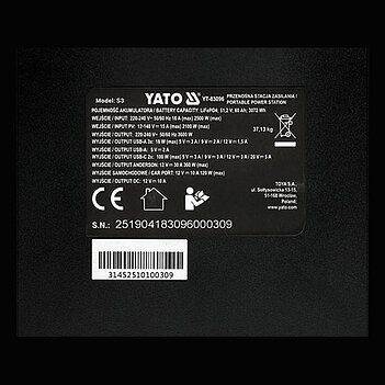 Зарядна станція Yato (YT-83096)
