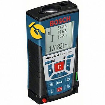 Далекомір лазерний Bosch GLM 250 VF (0601072100)