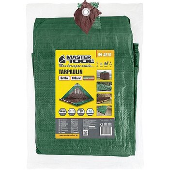 Тент MASTERTOOL двосторонній 6 х 10 м (89-4610)