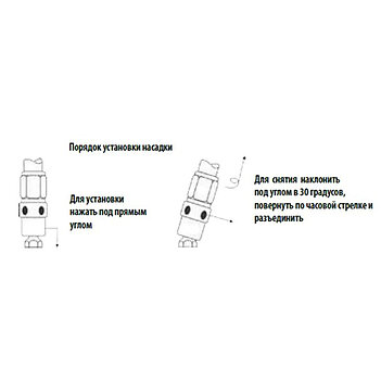 Муфта гидравлическая для шприц-масленки GROZ 15 мм (43511)