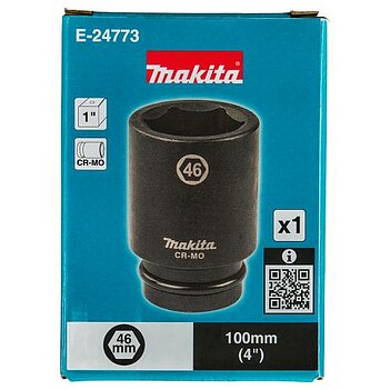 Головка торцева 6-гранна ударна подовжена Makita 1" 46 мм (E-24773)