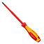 Викрутка шліцьова діелектрична KNIPEX SL 2,5 мм x 75 мм 1000V VDE (98 20 25)