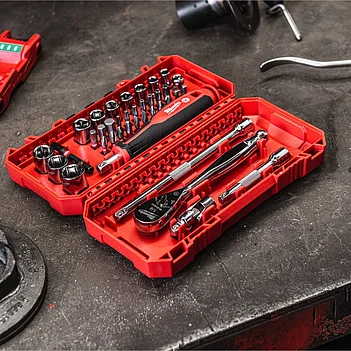 Набор инструмента Milwaukee 1/4" 38 ед. 6PT (4932498381)