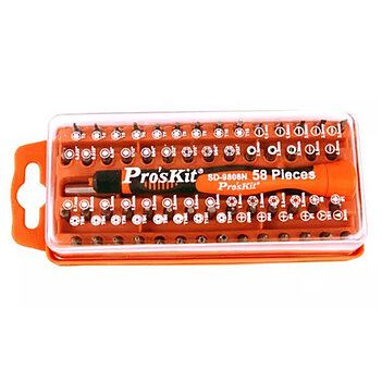 Отвертка с набором бит Pro'sKit 58 шт. (SD-9808N)