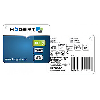Топор Hoegert (HT3B070)