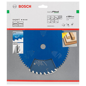 Диск пильный по дереву Bosch Expert for Wood 184x30х1,6мм (2608644042)