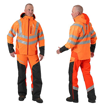 Куртка от дождя Husqvarna Technical Vent High Viz размер XS/44 (5976626-42)