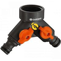 Распределитель 2-канальный Gardena 1", 3/4" (00940-20.000.00)