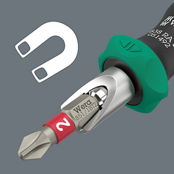 Викрутка тріскачкова з набором біт WERA Kraftform Kompakt 838 RA S Set 1 14 шт. (05051060001)