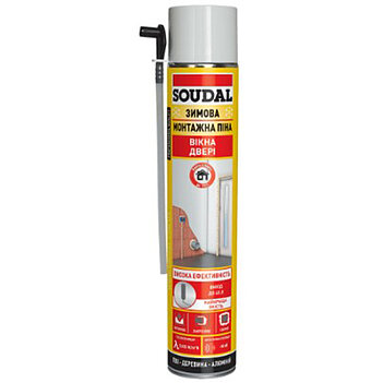 Пена монтажная SOUDAL 750мл (082327) Пена монтажная SOUDAL 750мл (082327)