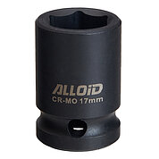 Головка торцева 6-гранна ударна Alloid Cr-Mo 1/2" 17 мм (GU-50117)