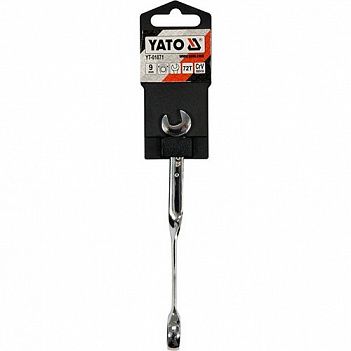 Ключ комбинированный крученый 90° с трещоткой Yato 9мм (YT-01871)