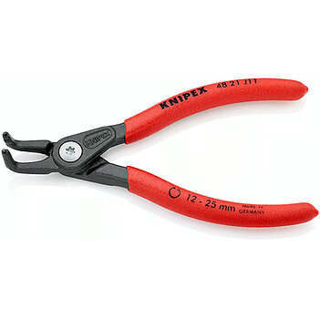 Щипці для внутрішніх стопорних кілець KNIPEX Cr-V 130 мм вигнуті на стиск (48 21 J11)