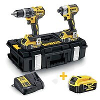 Набір інструментів акумуляторних DeWalt (DCK266P2+DCB184)