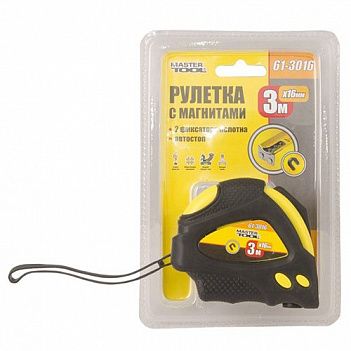 Рулетка MASTERTOOL 3м (61-3016)