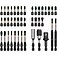 Набір біт ударних Bosch PRO Impact 1/4" 41 шт. (2608521U78) Набір біт ударних Bosch PRO Impact 1/4" 41 шт. (2608521U78)