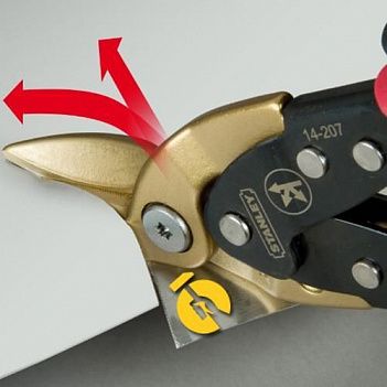 Ножницы по металлу левые Stanley "FatMax Xtreme Aviation" 250мм (0-14-207)
