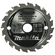 Диск пильный по дереву Makita Specialized 85х0,7х15,0 мм (B-33576)