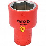 Головка торцева 6-гранна Yato 1/2" 27 мм (YT-21047)