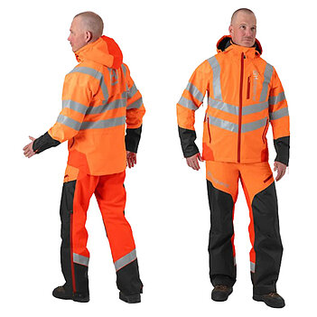 Штаны от дождя Husqvarna Technical Vent High Viz размер XL/58-60 (5976627-58)