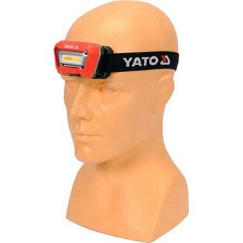 Фонарь налобный аккумуляторный Yato для подбора цвета 3,7 В (YT-08490)