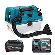 Пылесос аккумуляторный Makita + аккумулятор + зарядное устройство (SET-VC014GLZ-PROMOXGT)