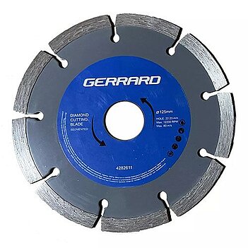Диск алмазный сегментированный Gerrard Segment 125x7,5x22,23 мм (128608)