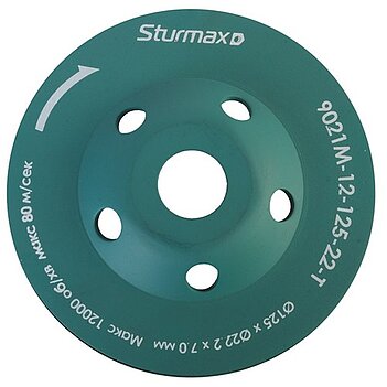 Диск шлифовальный алмазный Sturmax 125x22,2 мм (9021M-12-125-22-T)
