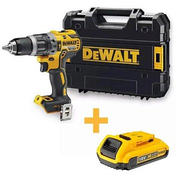 Аккумуляторная ударная дрель-шуруповерт DeWalt (DCD796NT+DCB183)