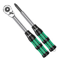 Тріскачка з бітотримачем WERA Zyklop Hybrid 1/2" 72 зубці з подовжувачем (05004095001)