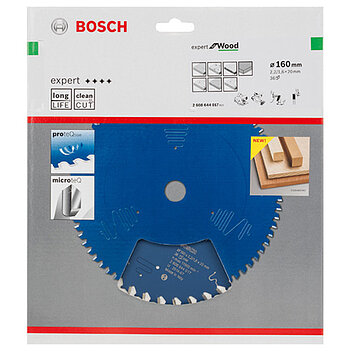 Диск пильный по дереву Bosch Expert for Wood 160x20х1,6мм (2608644017)