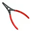 Щипцы для внешних стопорных колец KNIPEX Cr-V 180 мм прямые на разжим (49 11 A2)
