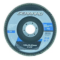 Круг пелюстковий шліфувальний Gerrard 125мм х P36 (131948)