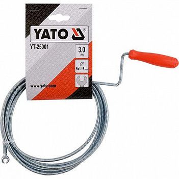 Канализационная спираль Yato 3,0 м (YT-25001)
