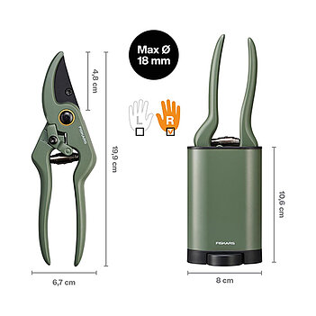 Секатор площинний Fiskars (1075314)