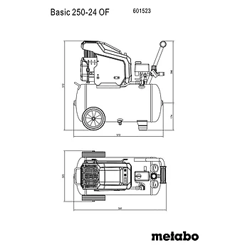 Компресор безмасляний Metabo Basic 250-24 OF (601523000)