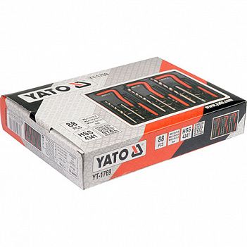 Набір для ремонту різьби Yato 88 шт (YT-1769)
