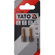 Бита Torx Yato 1/4" T25 2 шт. (YT-77944)