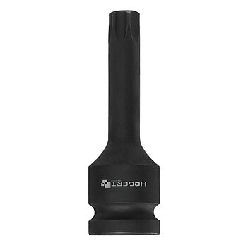 Головка торцева з бітою Torx ударна Hoegert Cr-Mo 1/2" T55 (HT4R035)