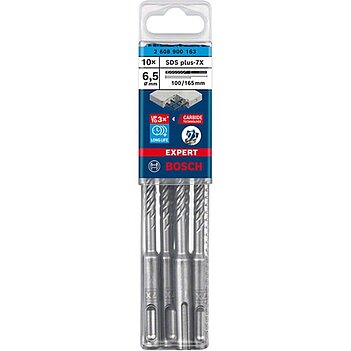 Бур по бетону Bosch SDS-Plus-7Х 6,5x100x165 мм 10 шт. (2608900163)